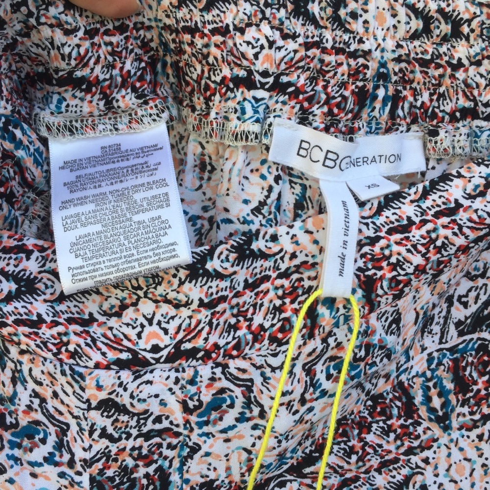 Nwot Bcbgeneration Trendy Pattern Pants - image 7